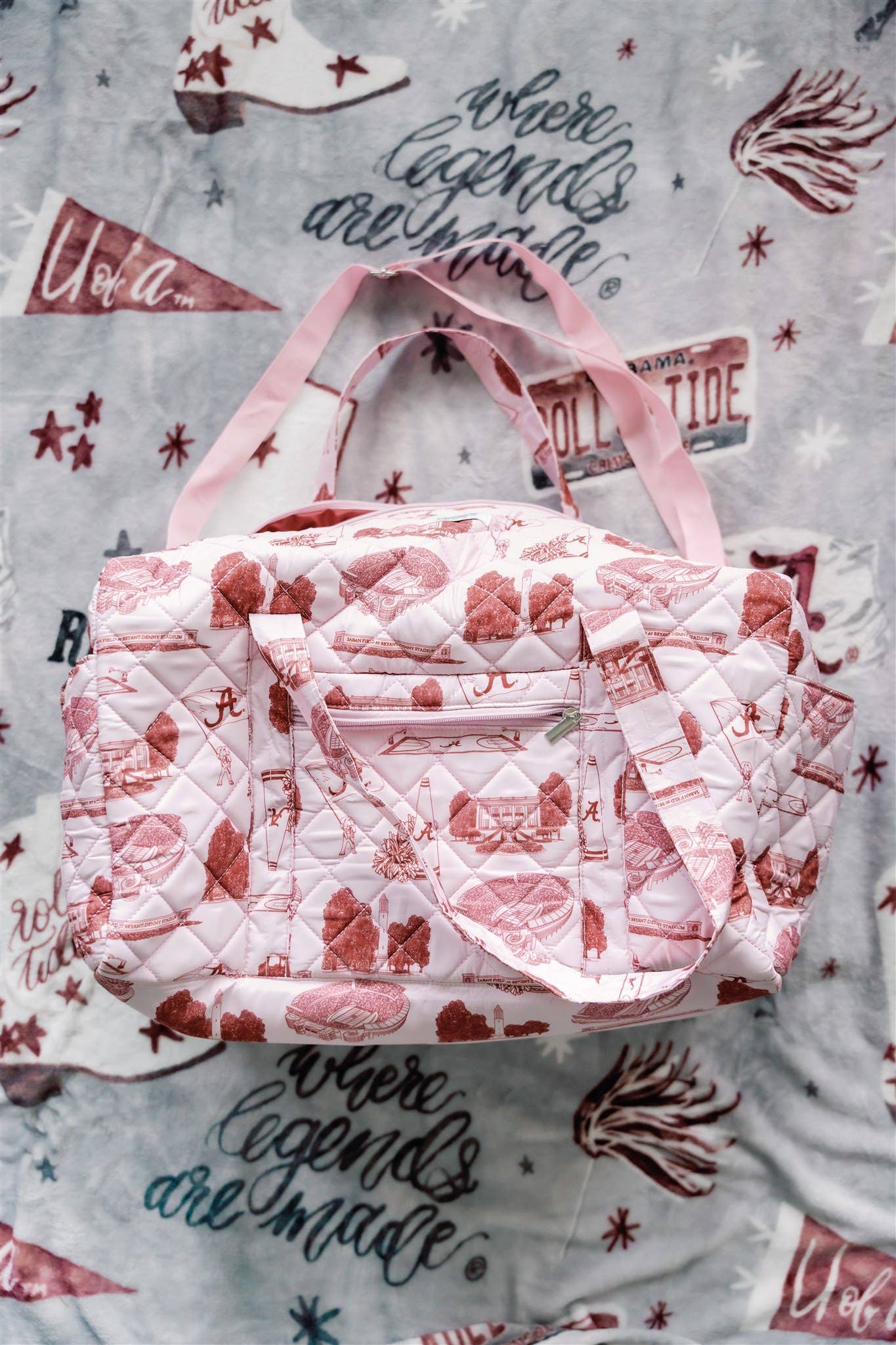 Alabama Quilted Duffle