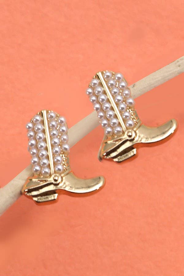 Boot Stud Earrings