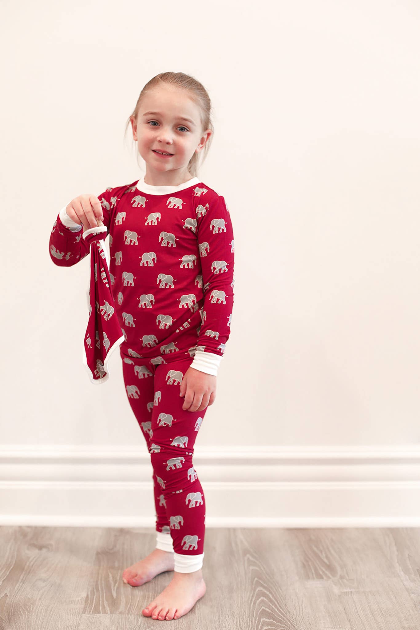 Elephant 2 Piece Bamboo PJs