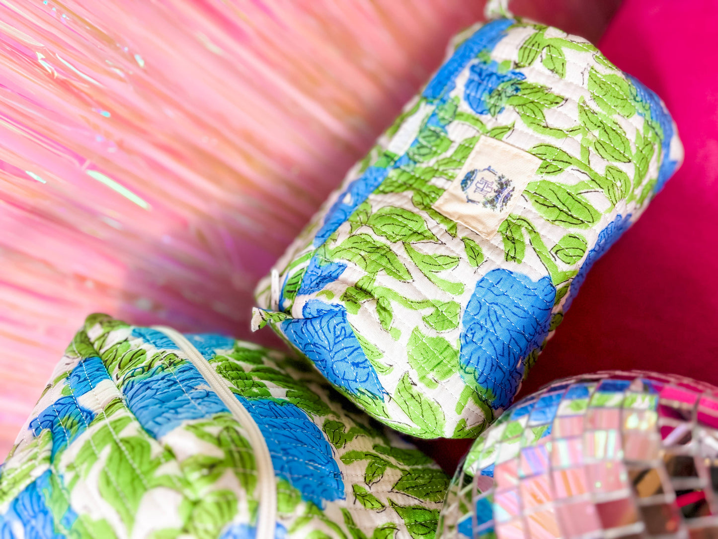 Charleston Set of 3 Cosmetic Bags