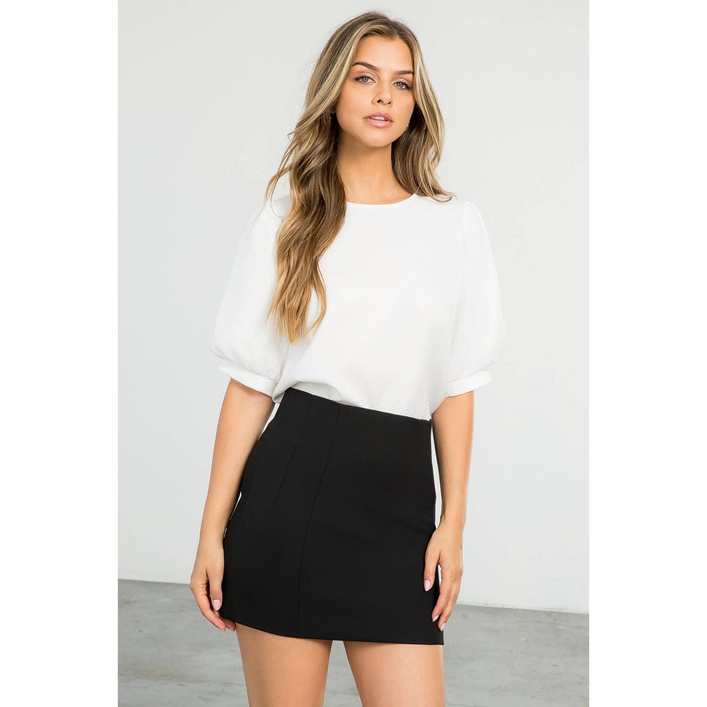 Textured Blouse - White