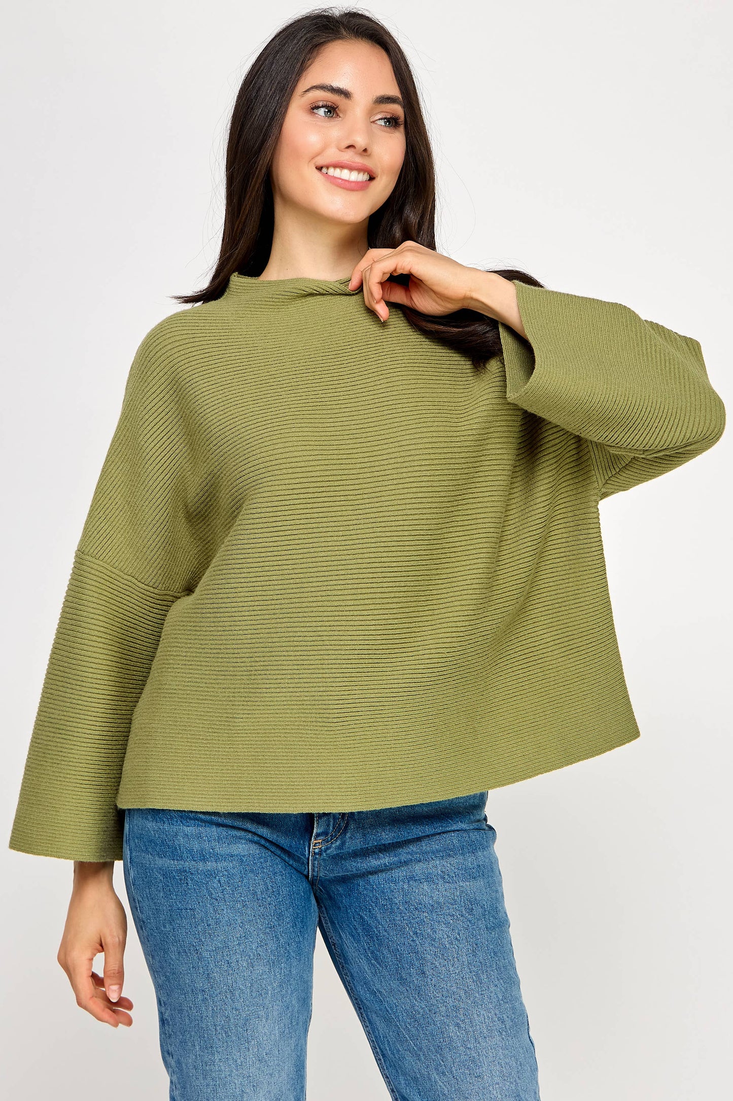 The Mara Sweater - Light Sage