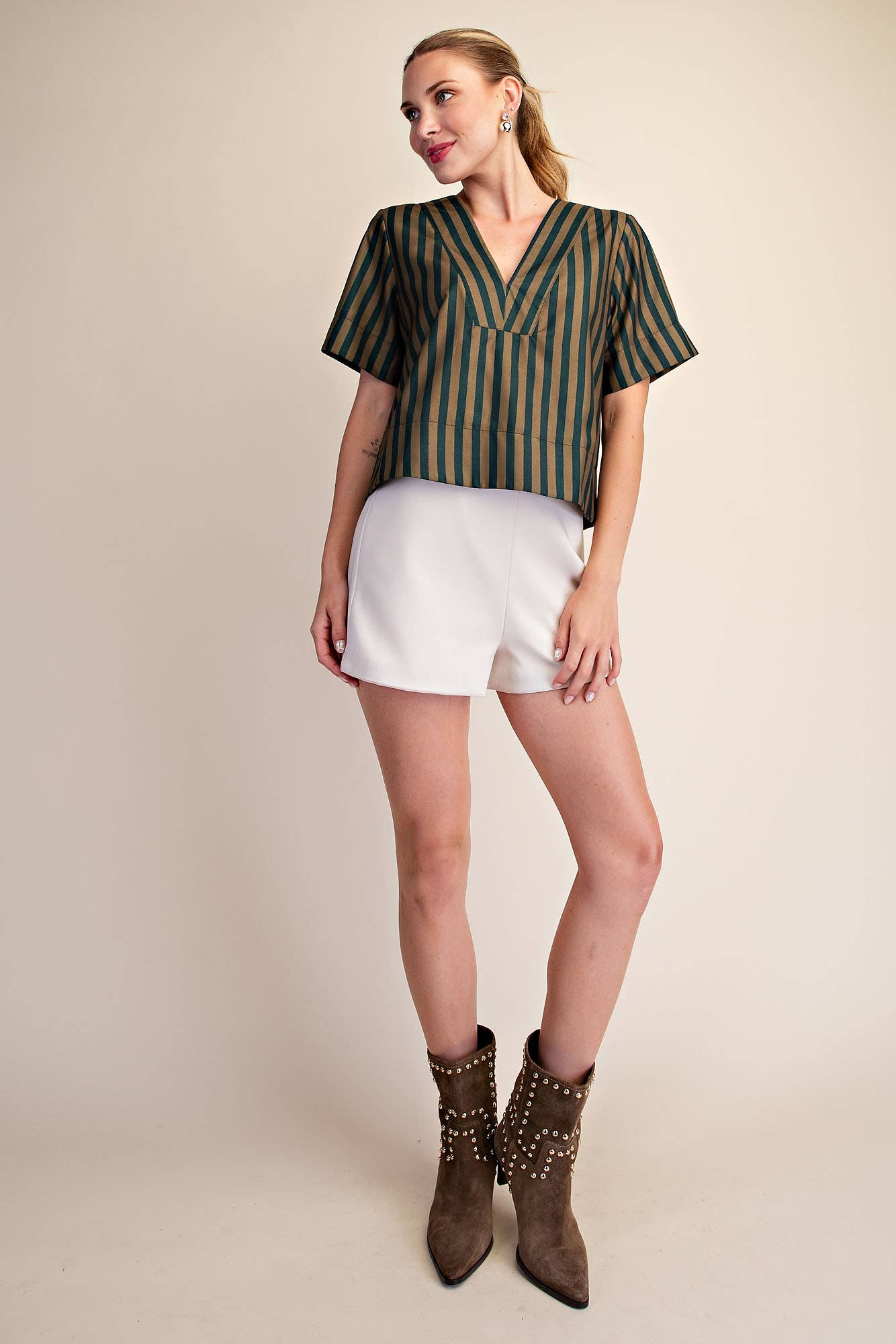 The Olivia Top - Olive