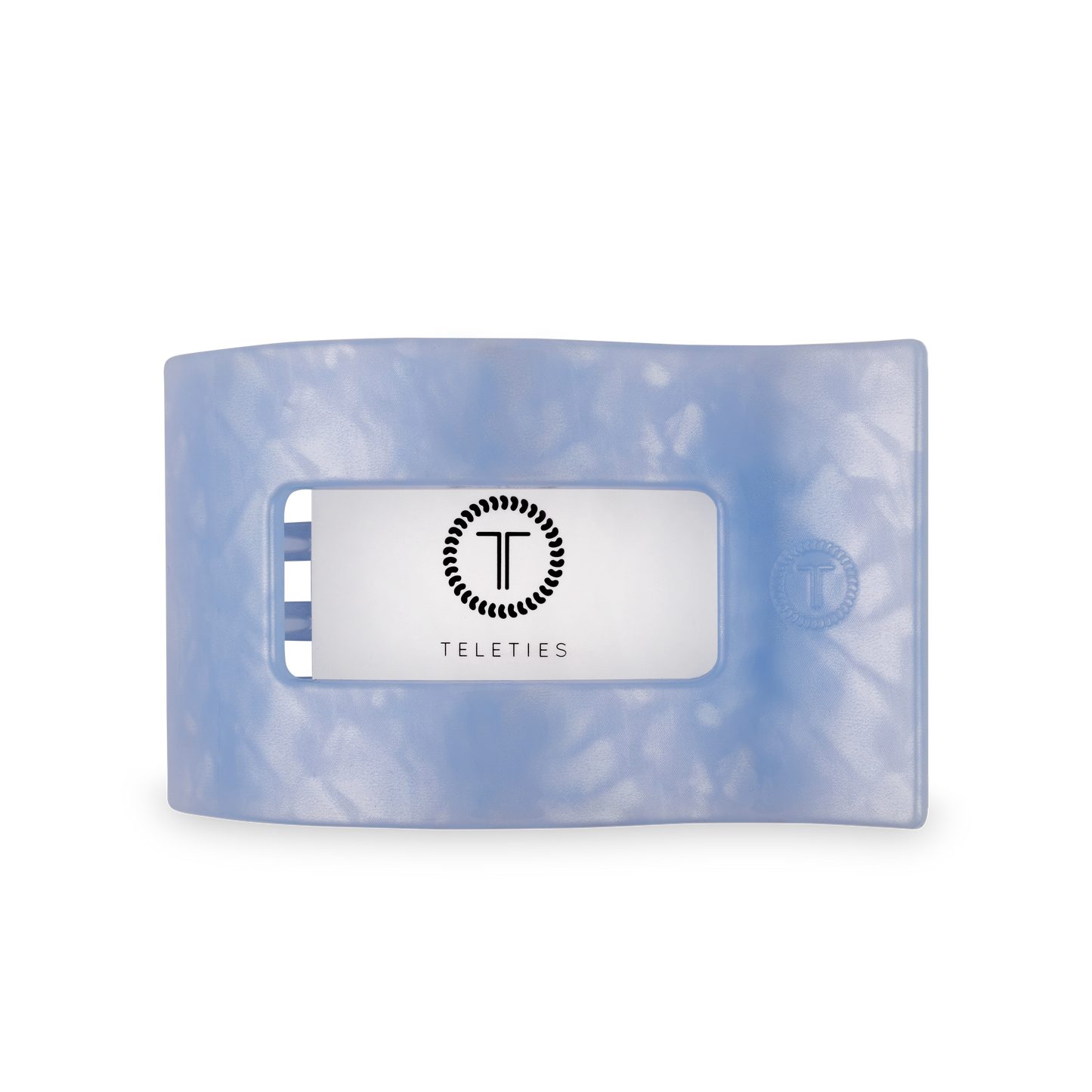 Flat Rectangle Hair Clip | Large | Blue Lagoon