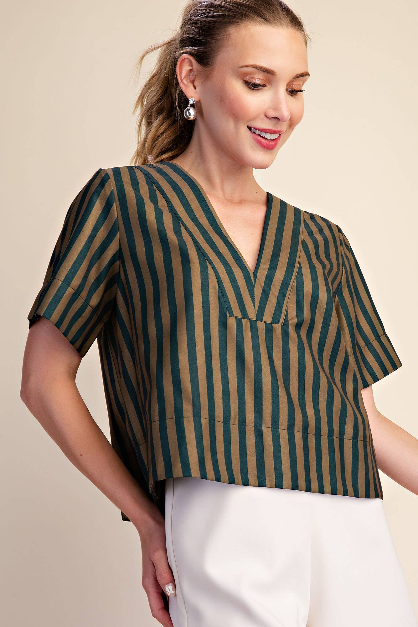 The Olivia Top - Olive