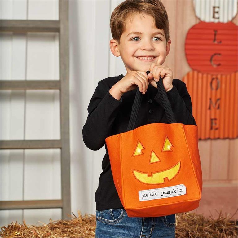 Light Up Candy Bag - Pumpkin