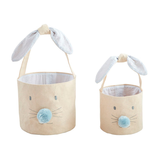 Bunny Face Basket -Blue