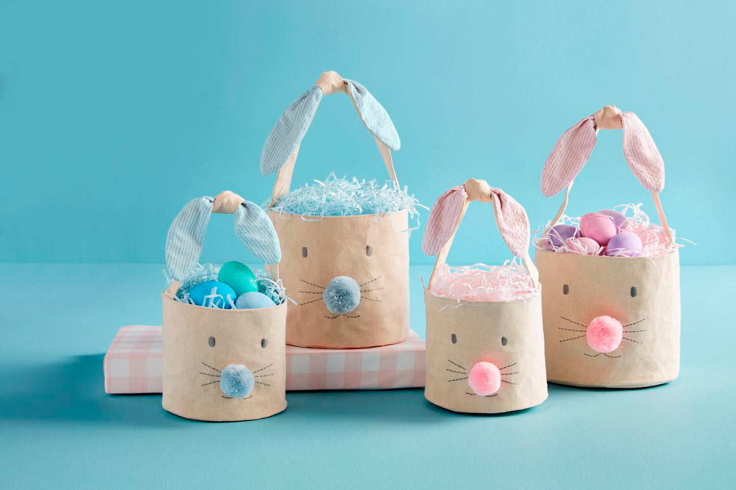 Bunny Face Basket - Pink