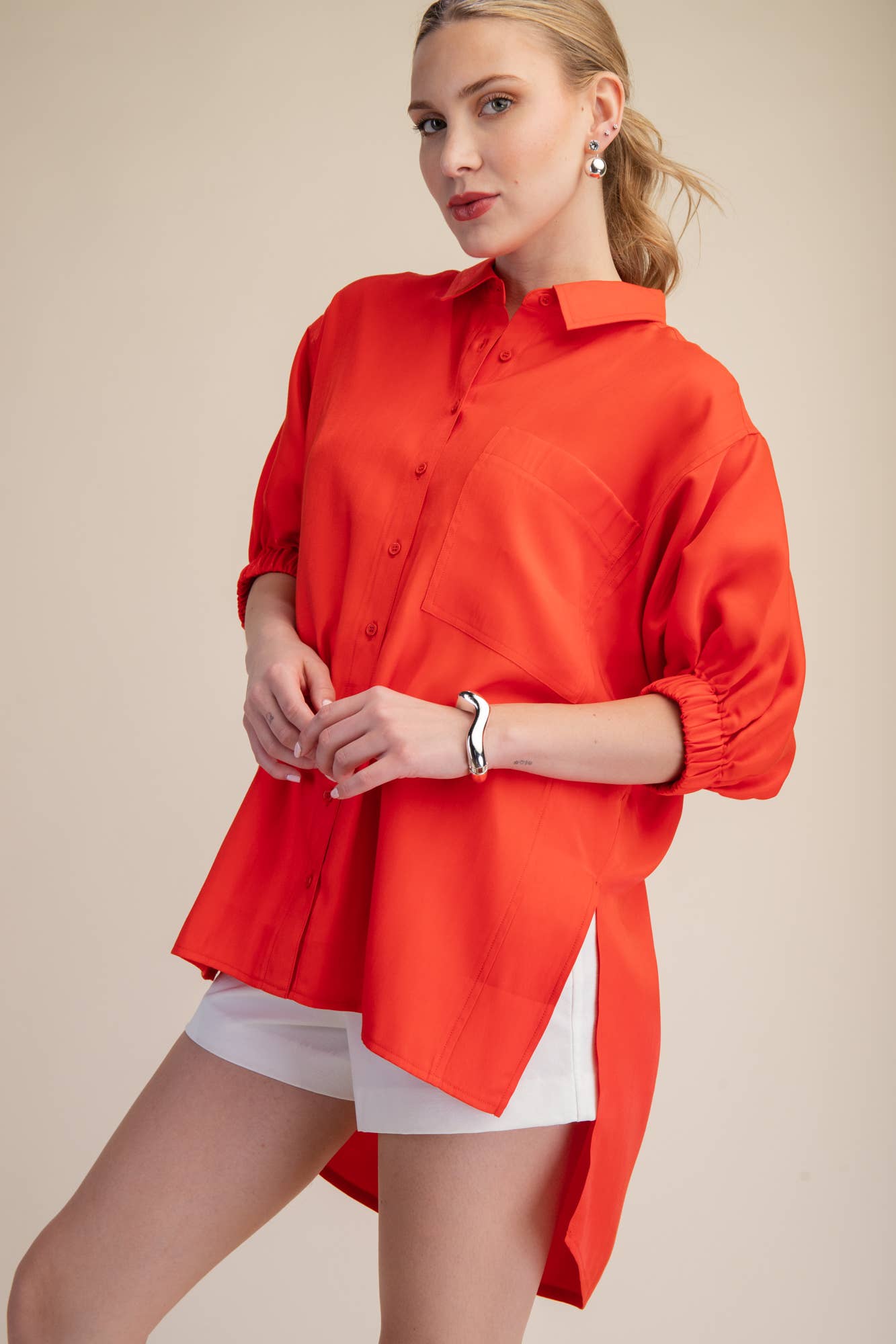 The Janice Top - Red