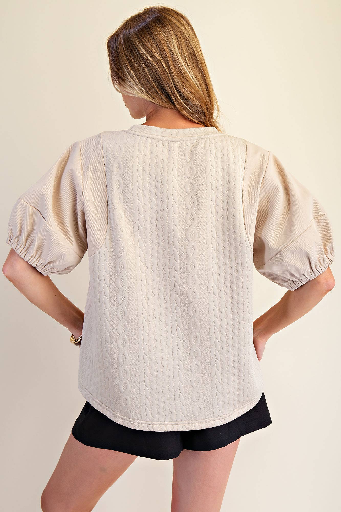 The Lilly Top - Taupe