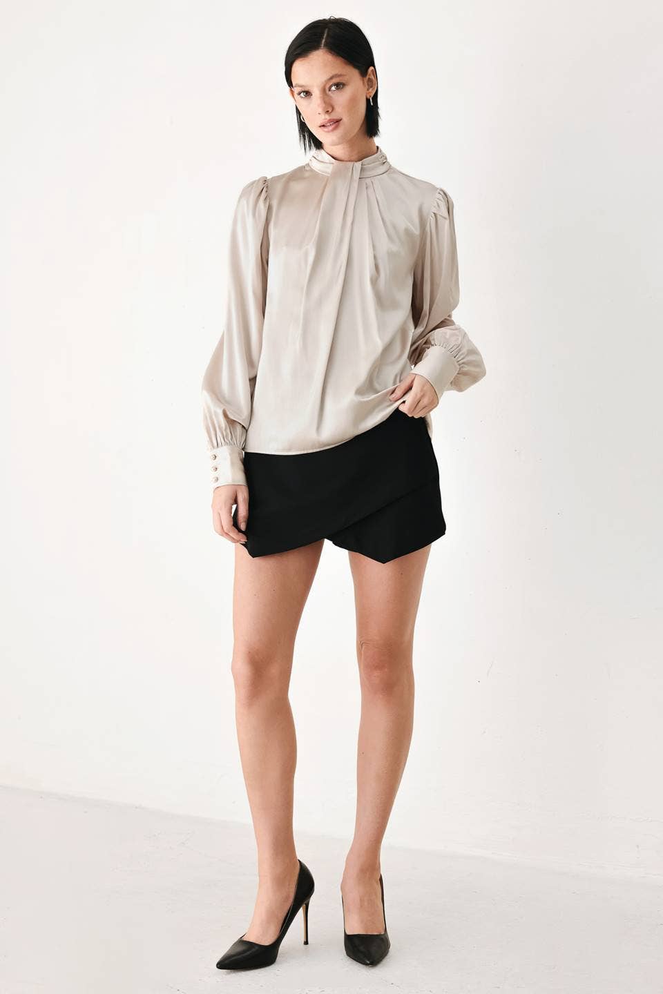 The Jenna Top - Champagne