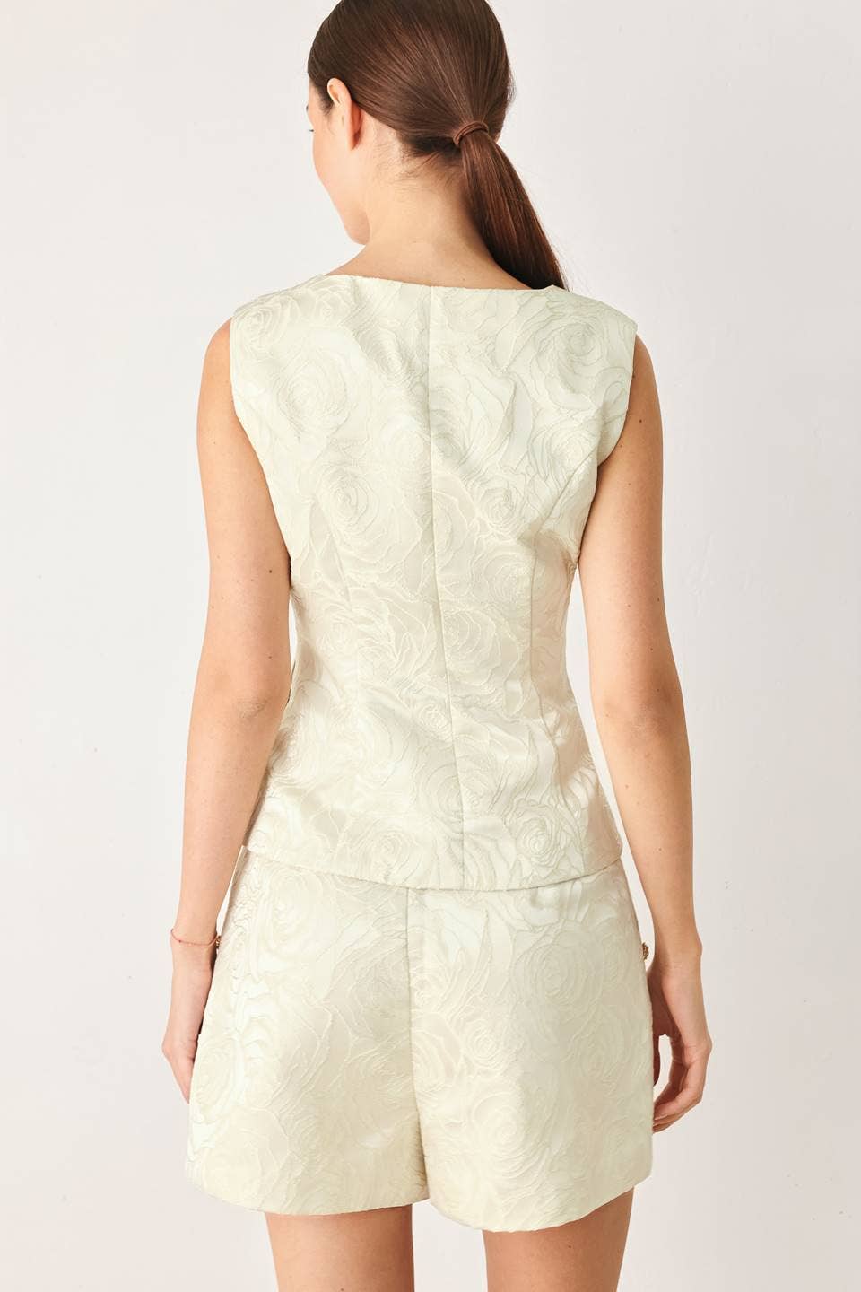 The Jacquard Vest Top
