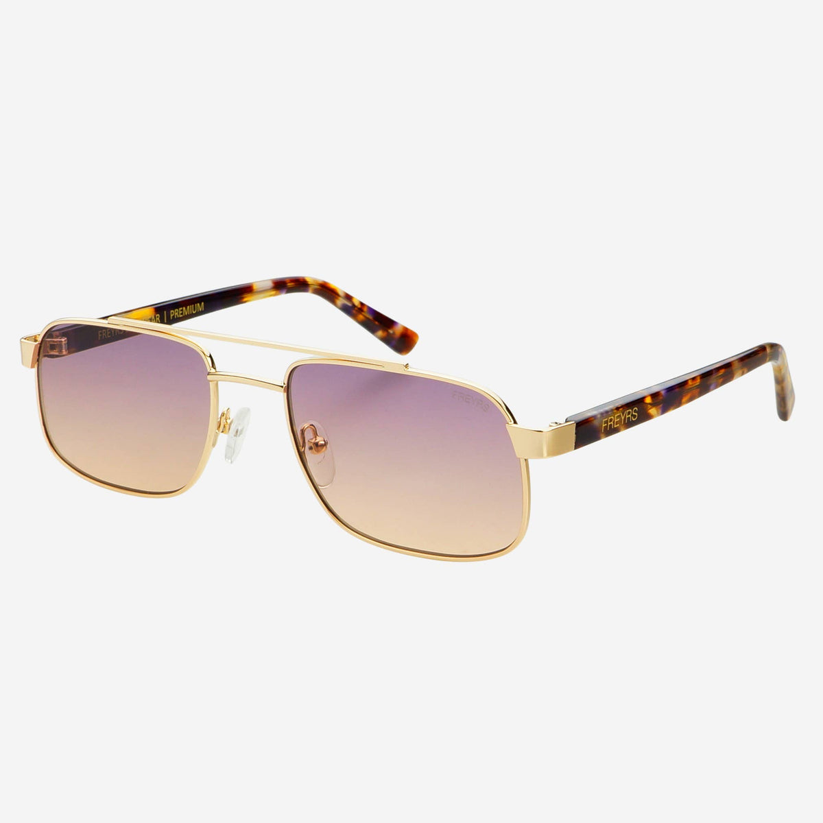 Vesper Unisex Aviator Sunglasses  : Gold / Sunset
