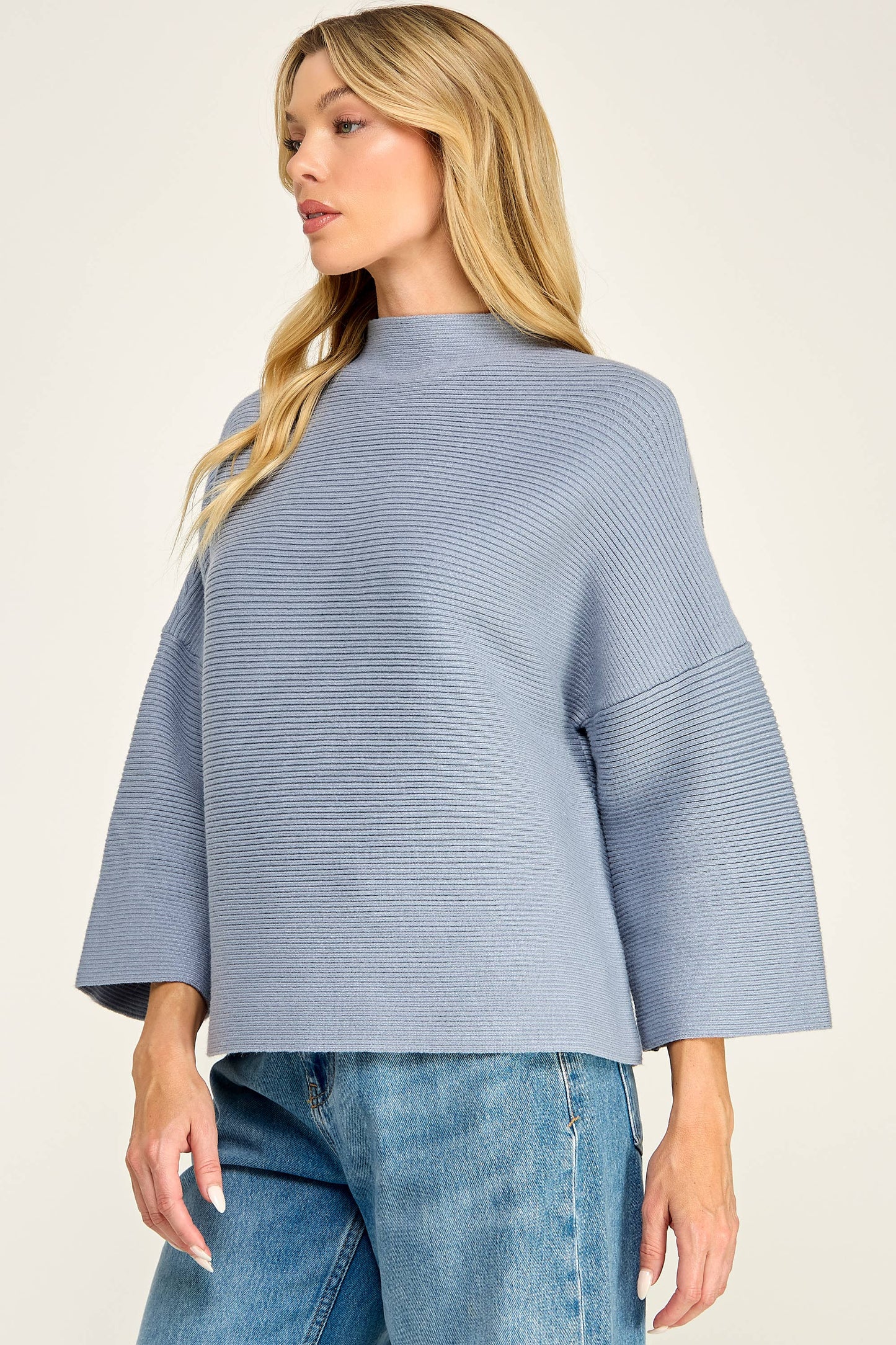 The Mara Sweater - Blue