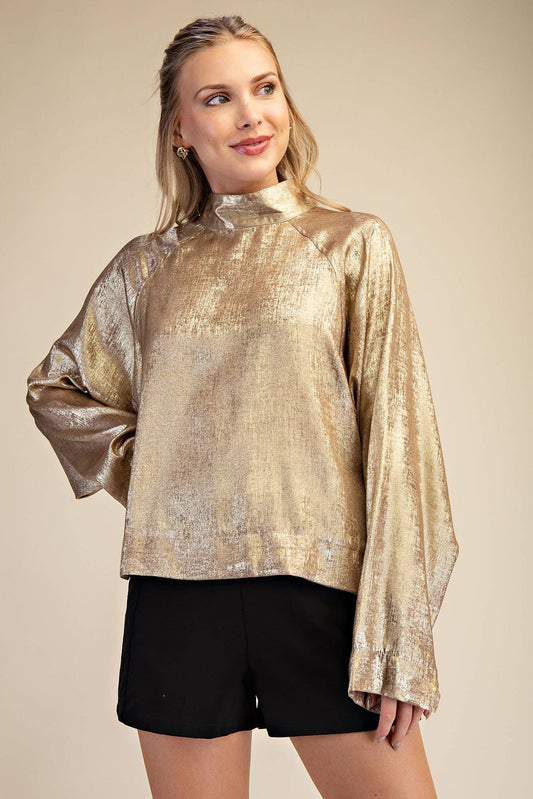 The Andrea Top: Taupe