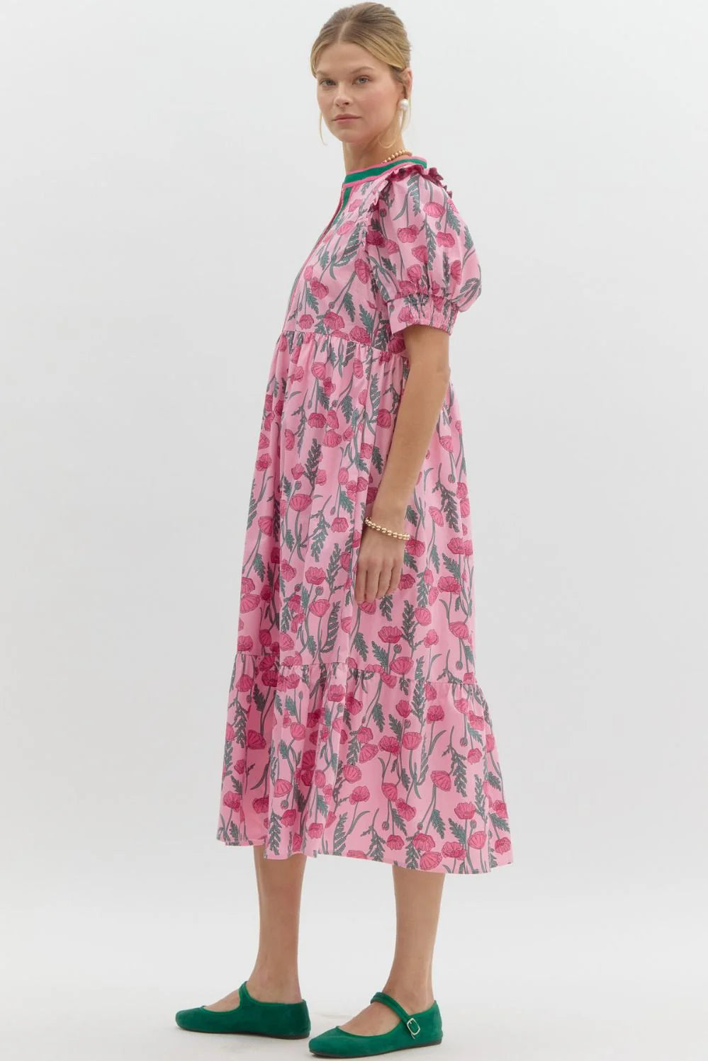 Falling Florals Midi