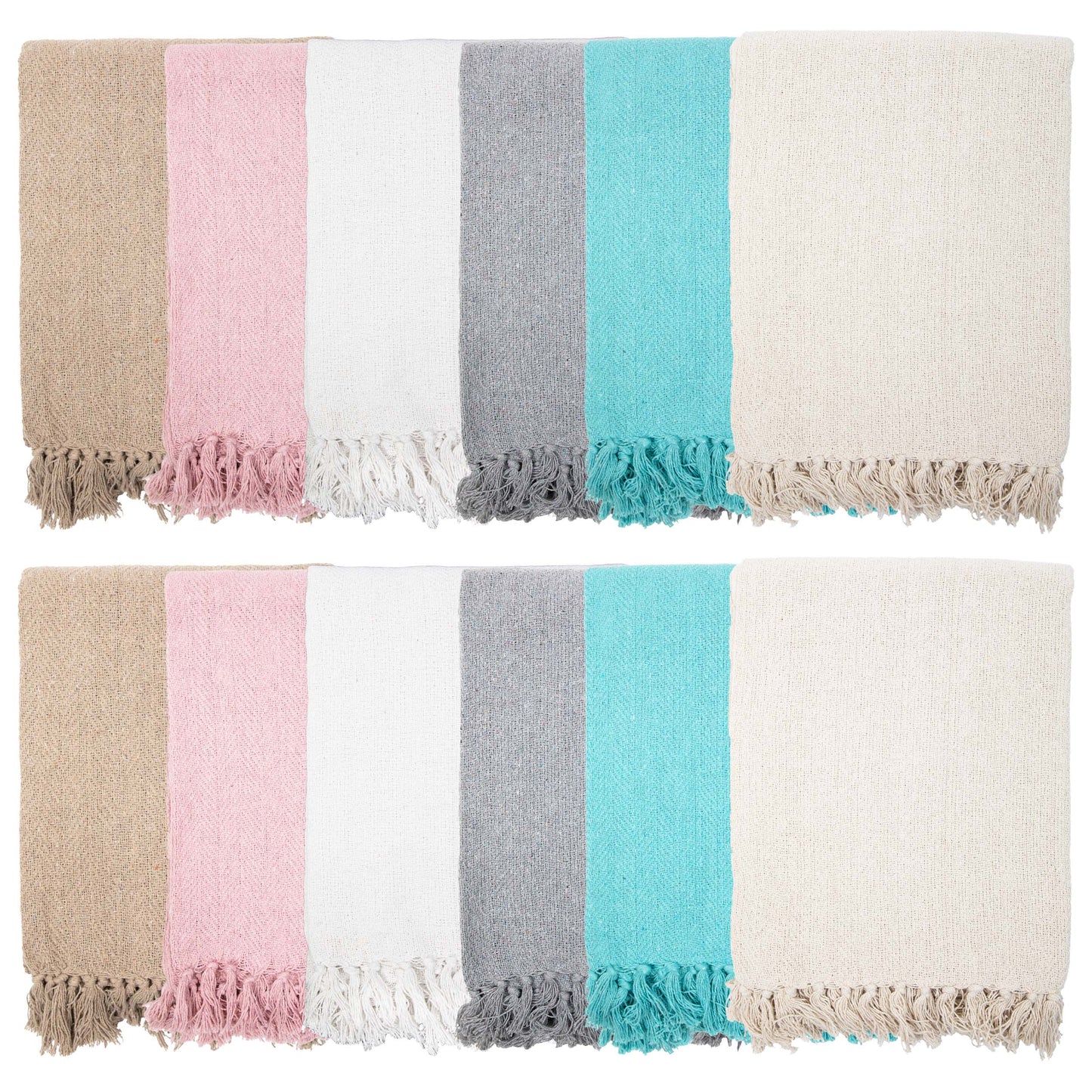 Cotton Throw - Assorted Colors