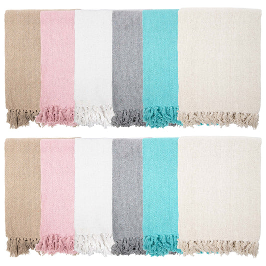 Cotton Throw - Assorted Colors
