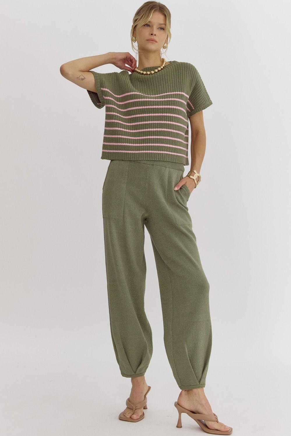 The Kai Pants - Olive