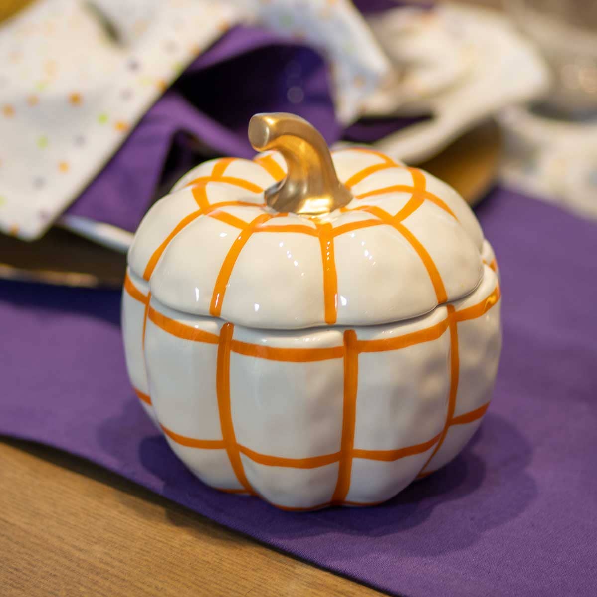 Monica Pumpkin Candy Dish