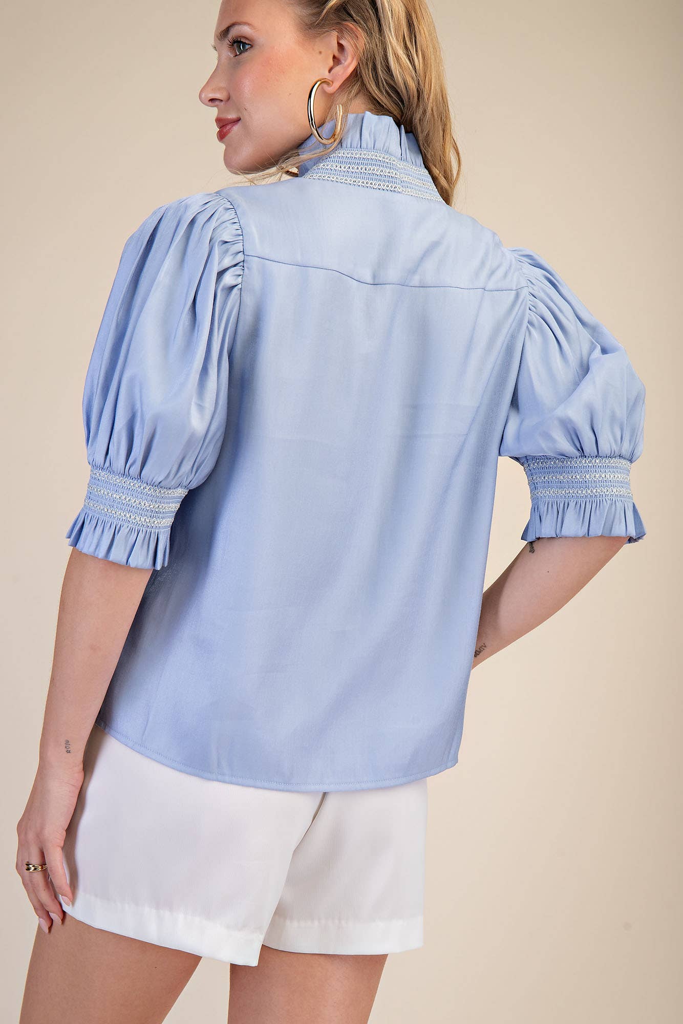 The Janice Blouse - Blue