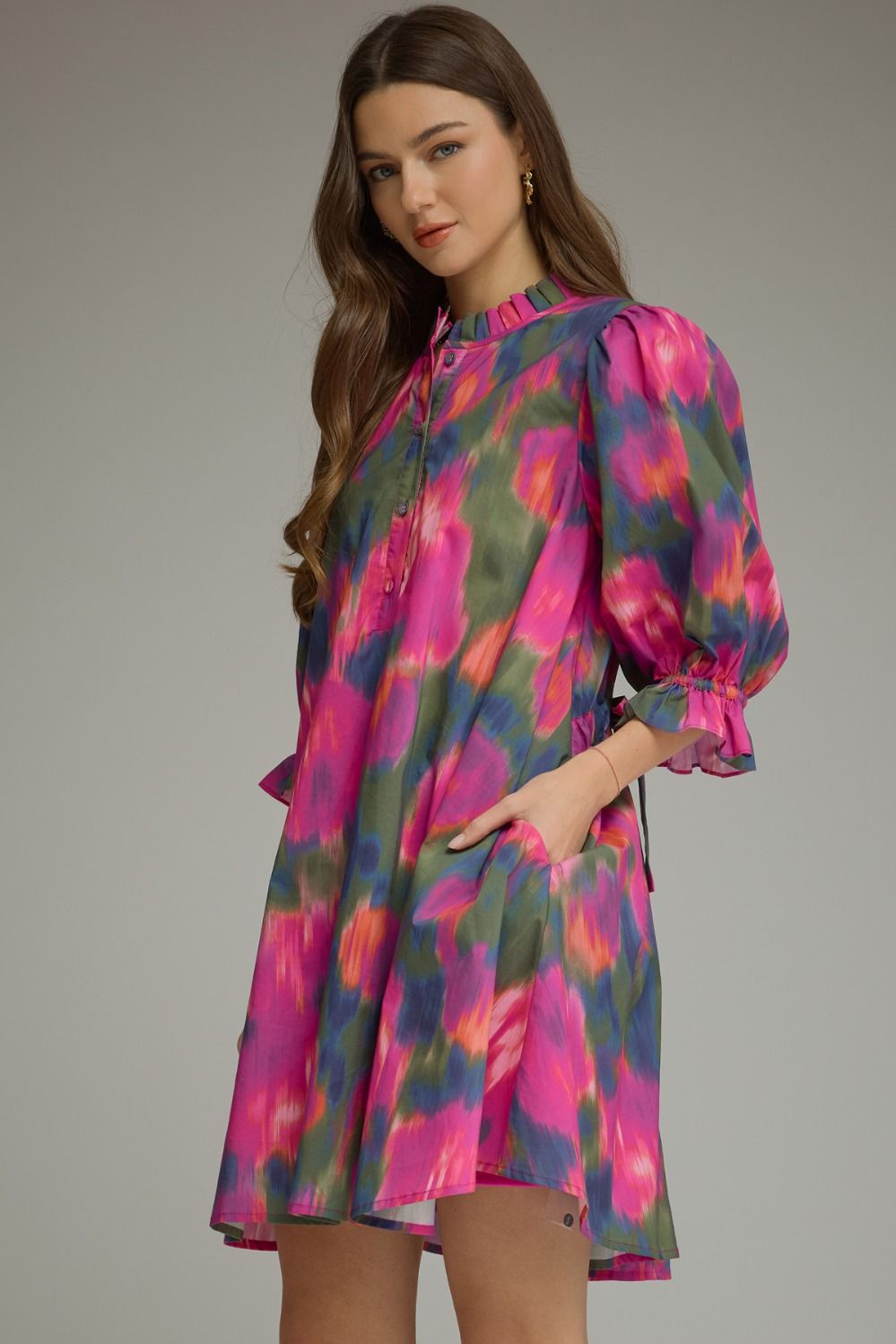 The Meyvis Dress - Magenta