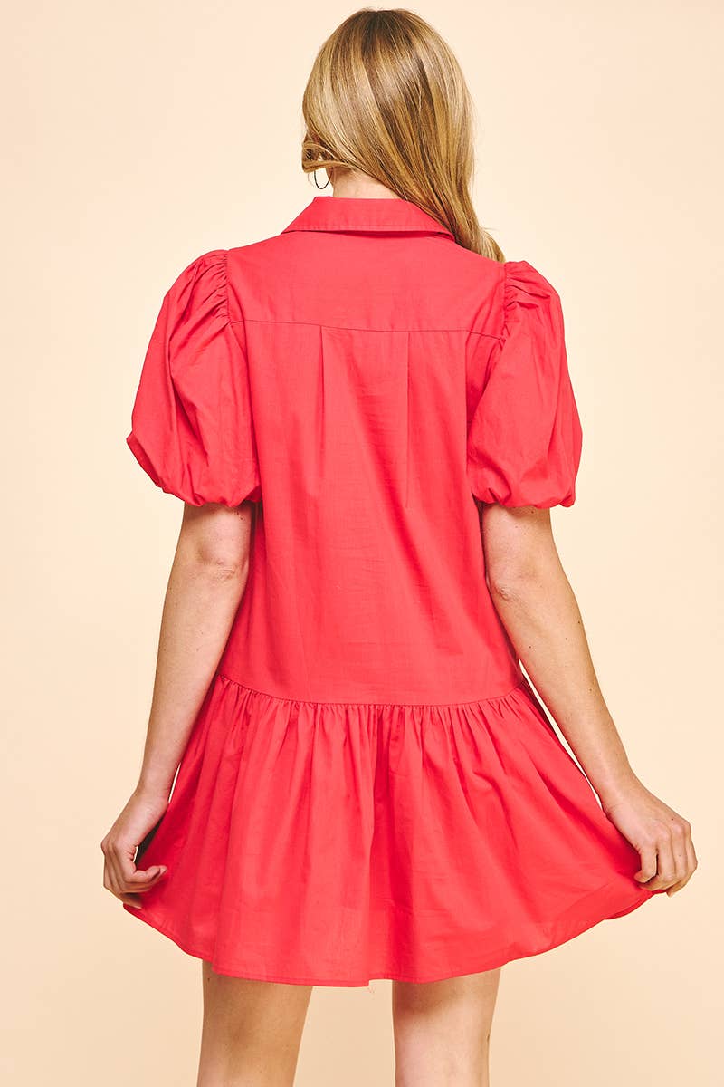 The Hayden Dress - Red