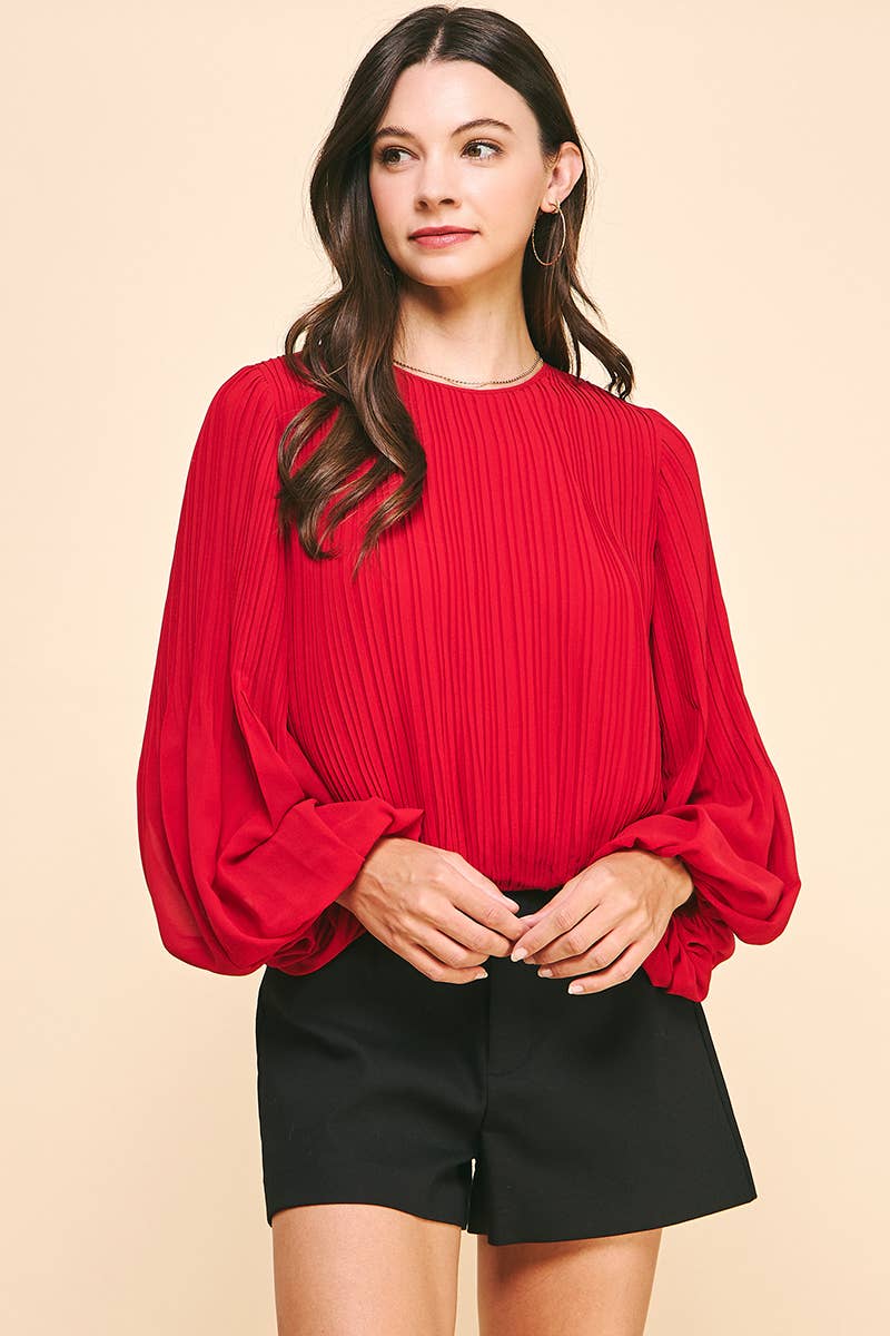 Paint the Town Red Blouse