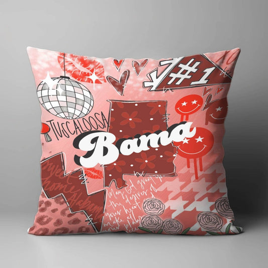 Alabama Prints Pillow: 18"