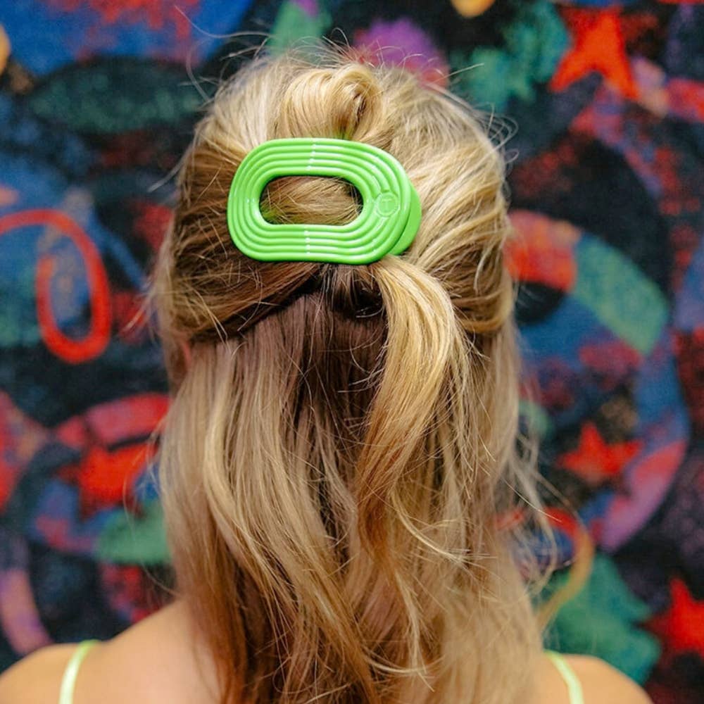 Flat Round Hair Clip | Small | Glow For It