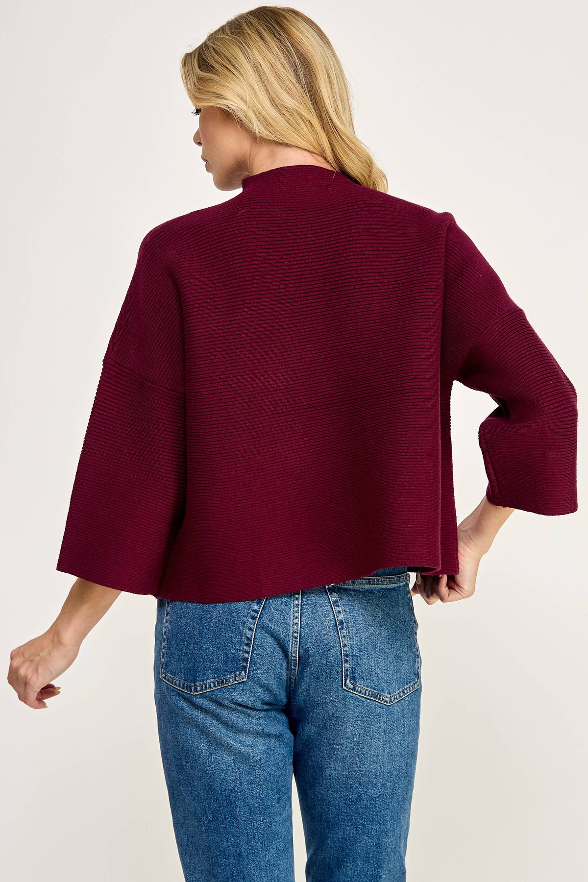 The Mara Sweater - Burgundy