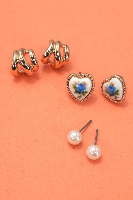 Hoop Trio Earrings