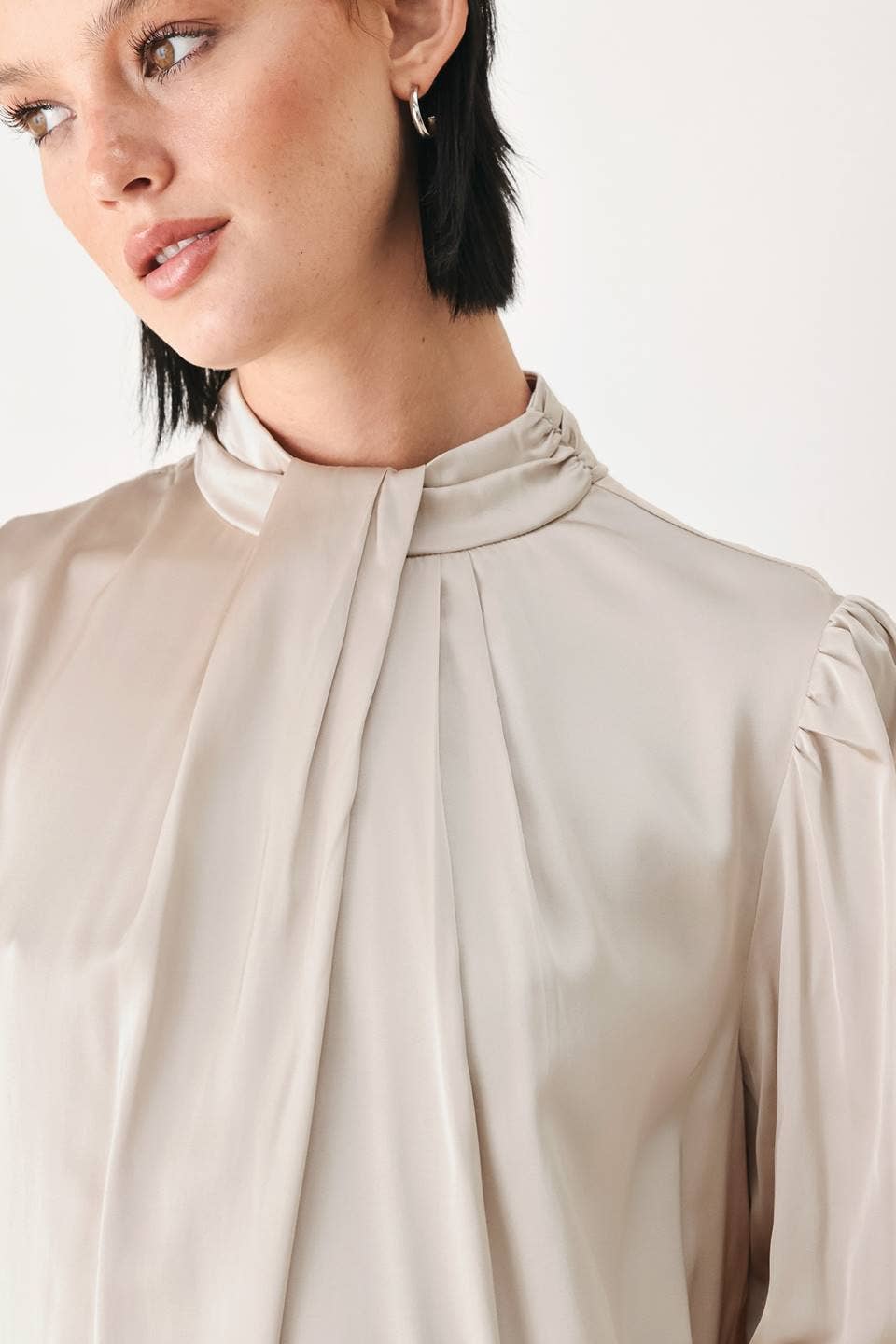 The Jenna Top - Champagne