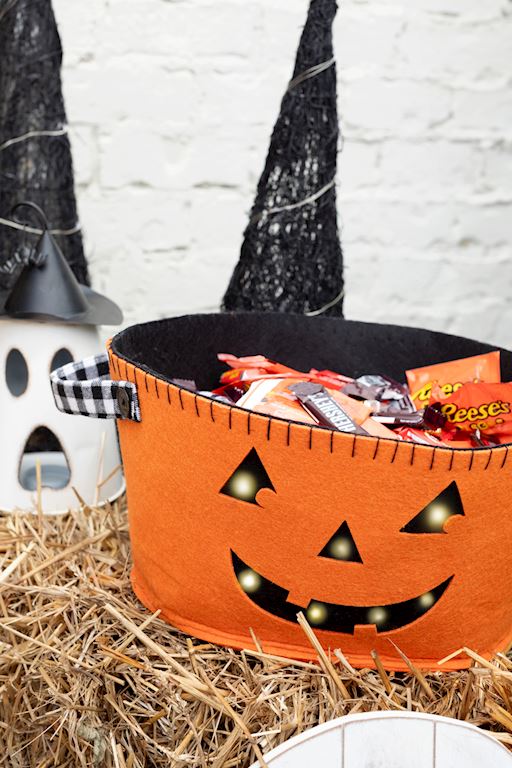 Reversible Ghost/Pumpkin Bucket