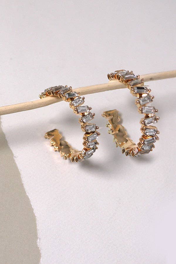 Rhinestone Hoops