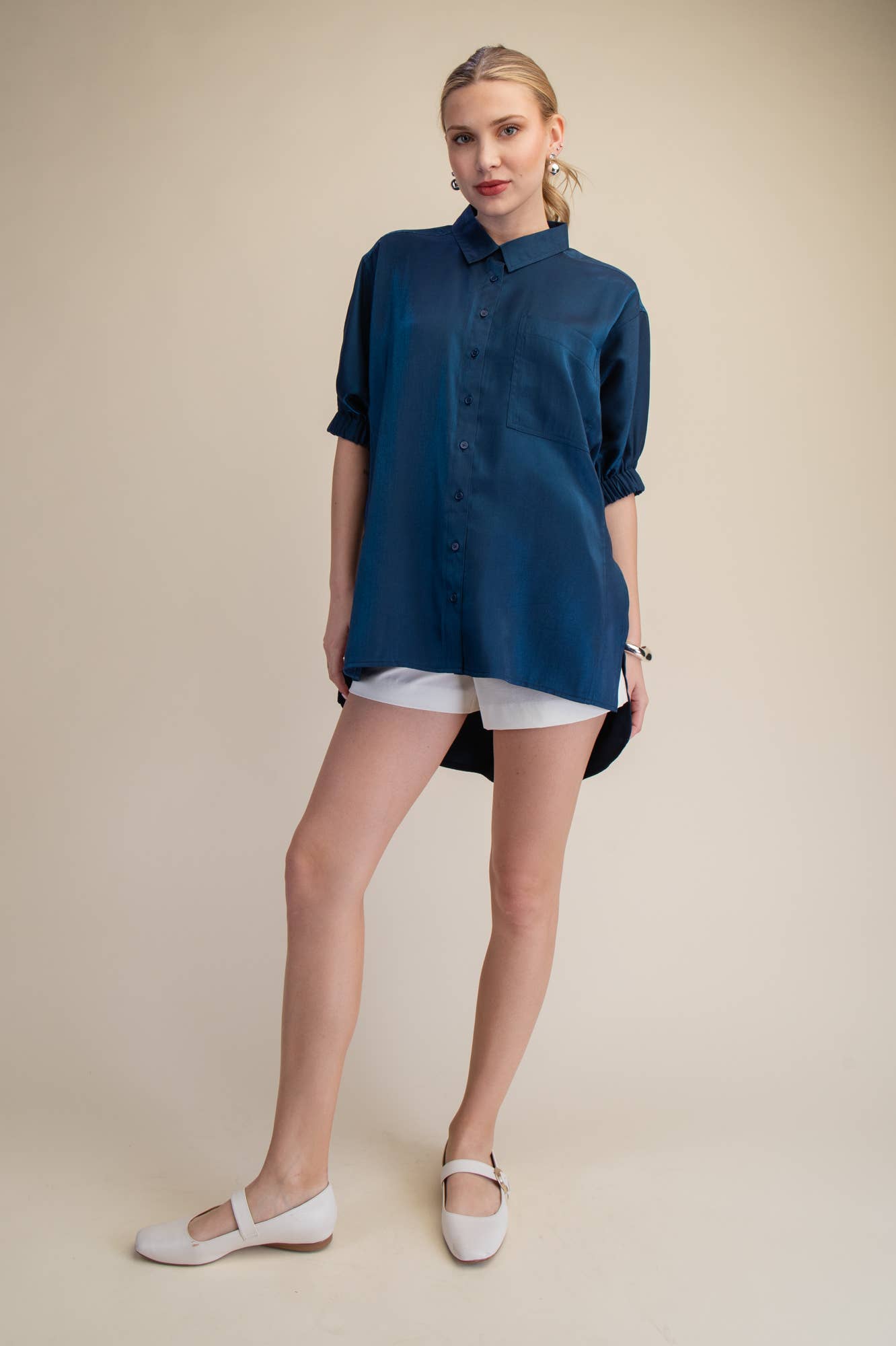The Janice Top - Navy