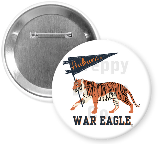 Tiger Pennant Button