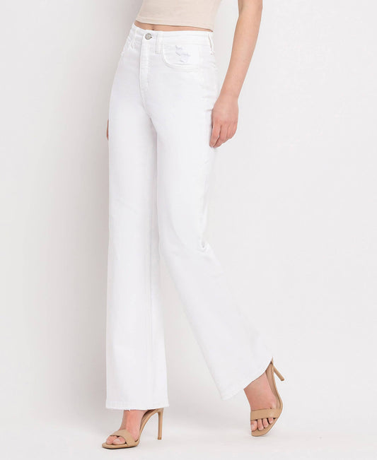 White Flare Jeans