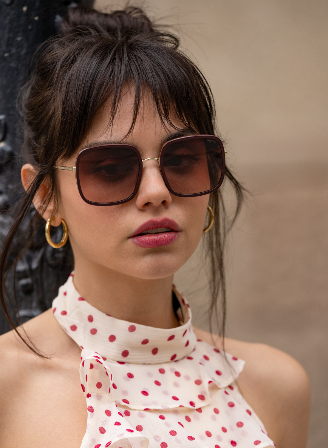 Cosmo Acetate Womens Square Sunglasses : Chocolate