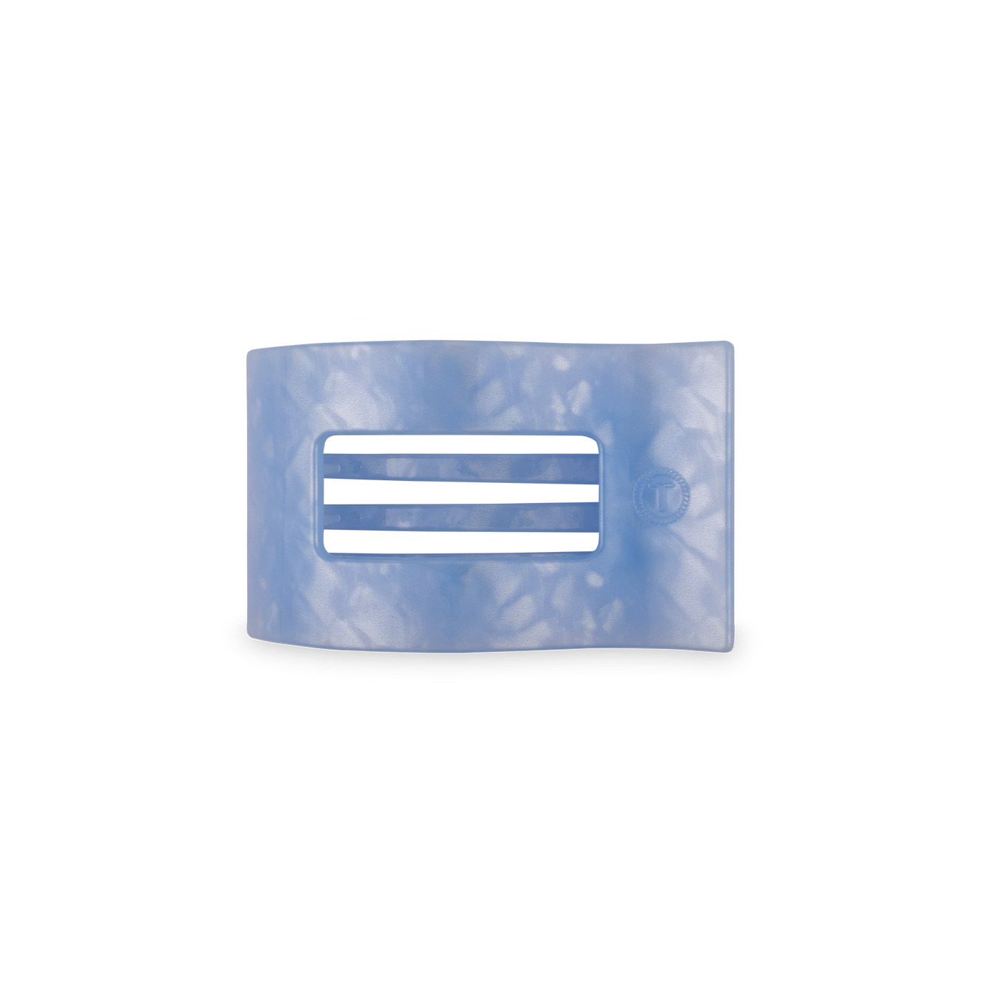 Flat Rectangle Hair Clip | Small | Blue Lagoon