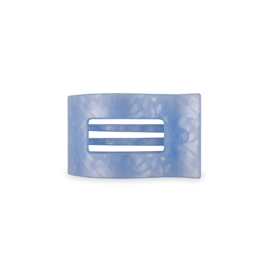 Flat Rectangle Hair Clip | Small | Blue Lagoon