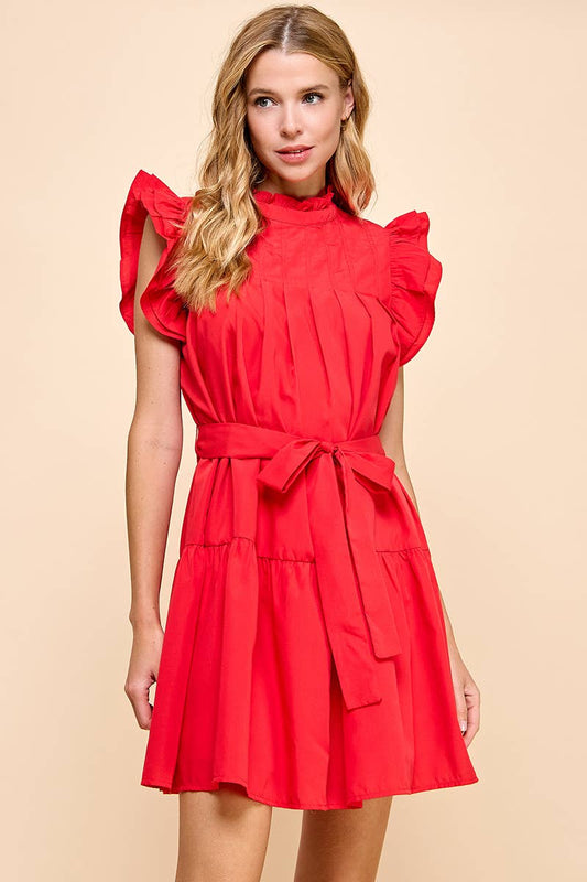 Paint the Town Dress - Red