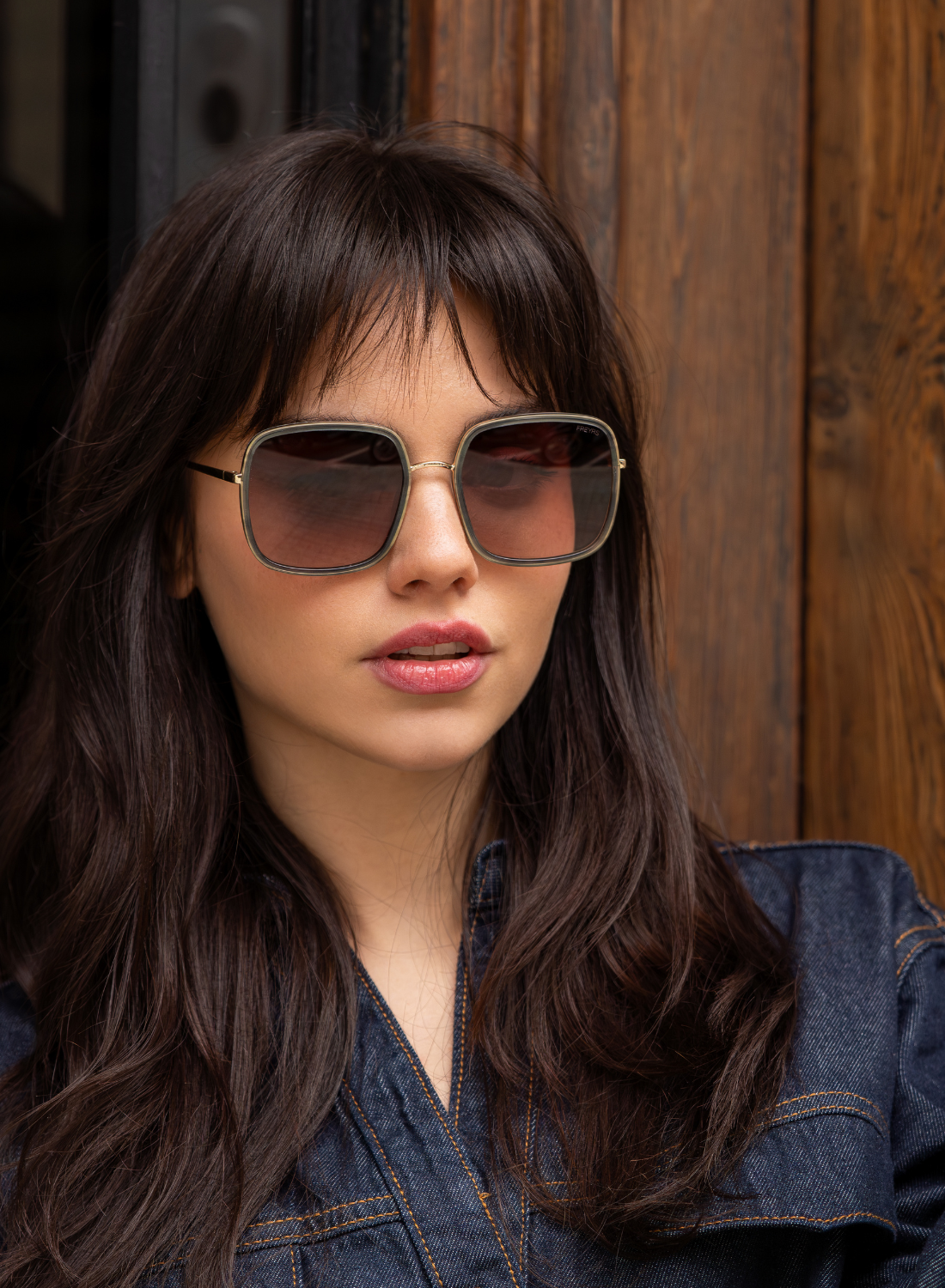 Cosmo Acetate Womens Square Sunglasses : Emerald Green