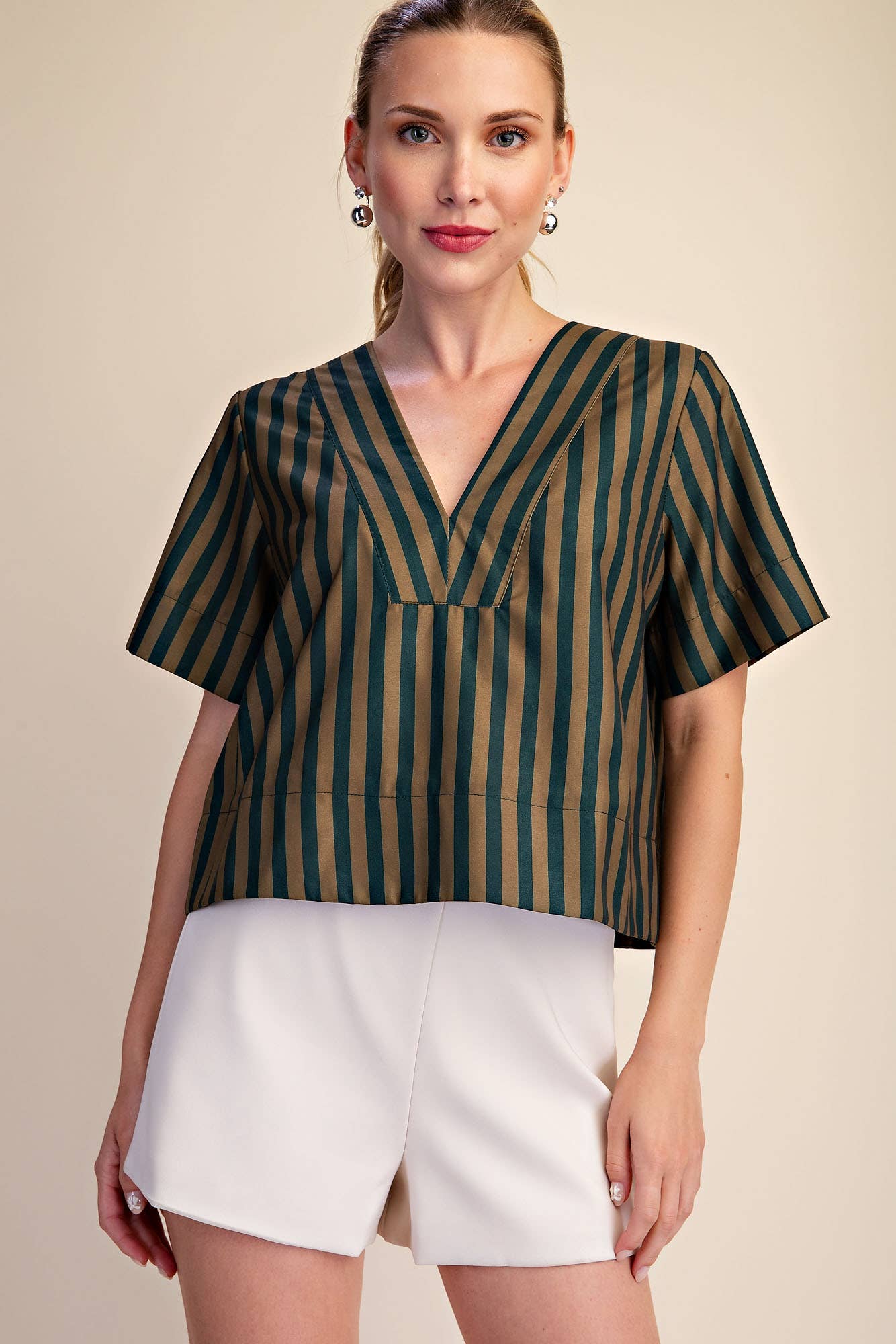 The Olivia Top - Olive