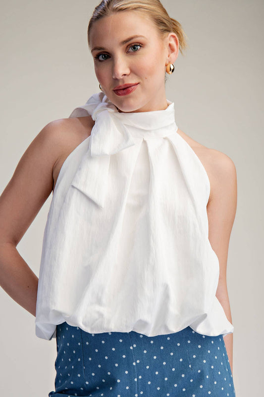 The Lilly Top: White