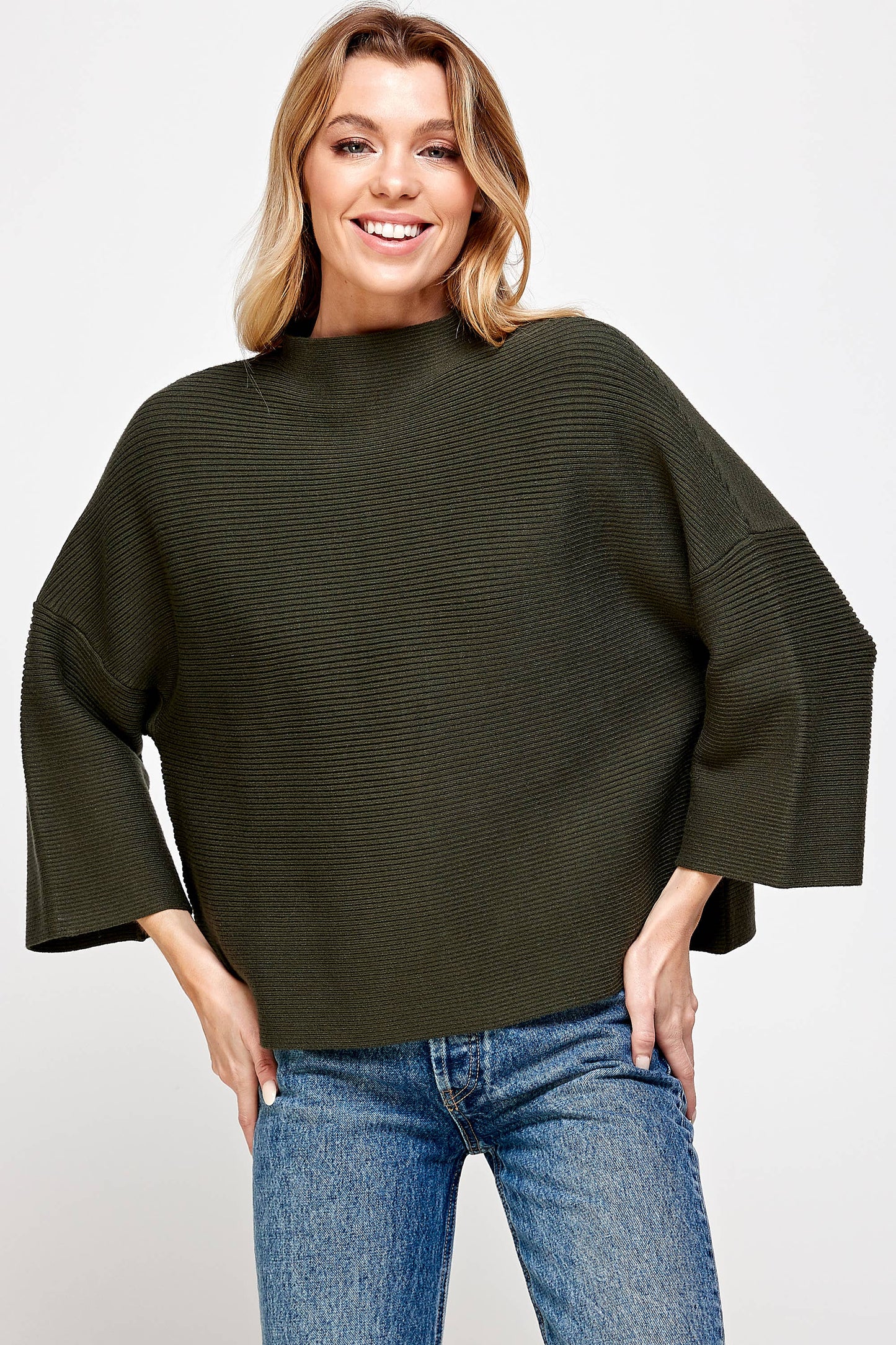 The Mara Sweater - Hunter Green