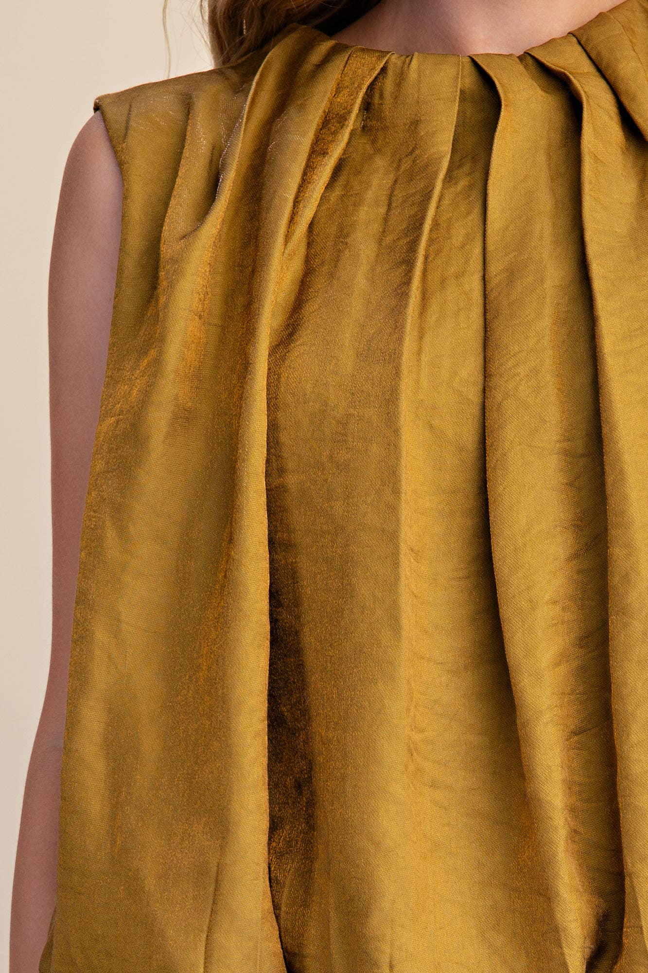 The Becca Balloon Top - Mustard