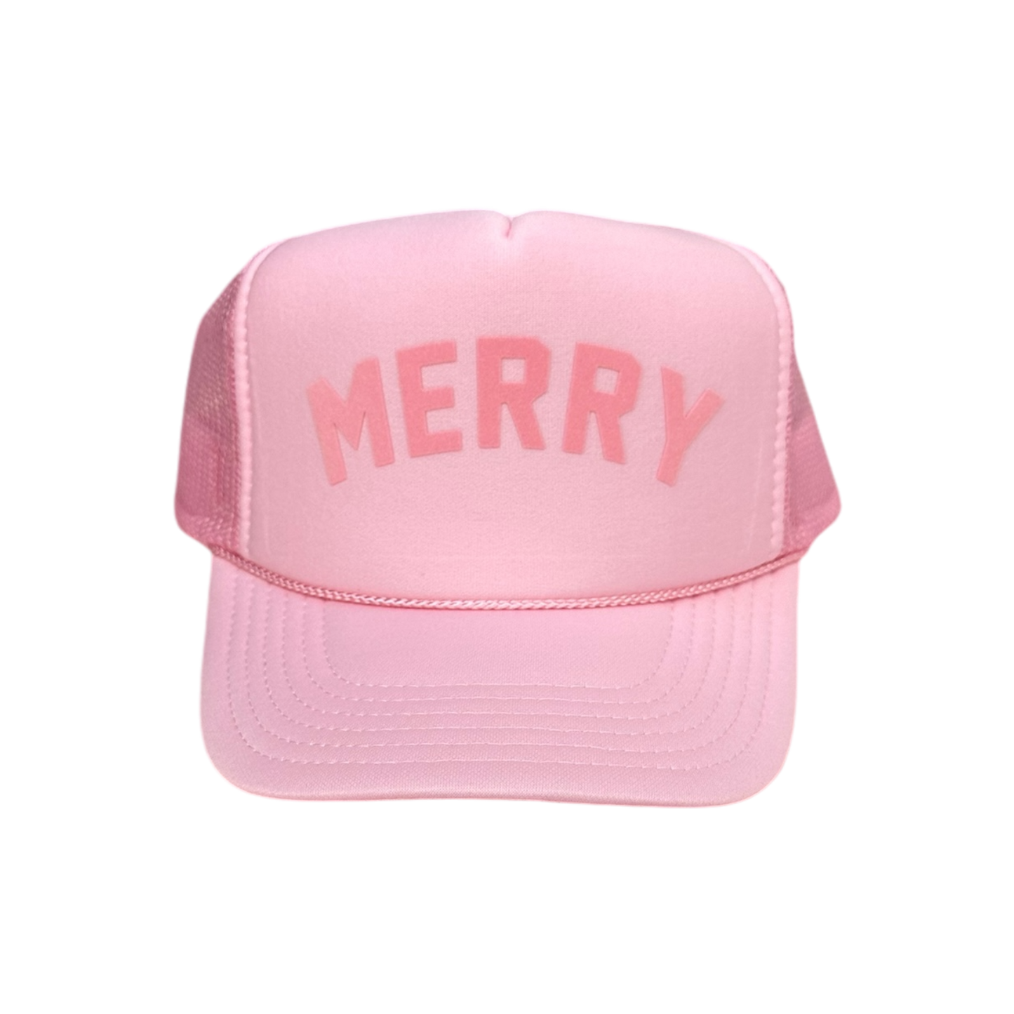 MERRY (tone on tone) - Light Pink Trucker