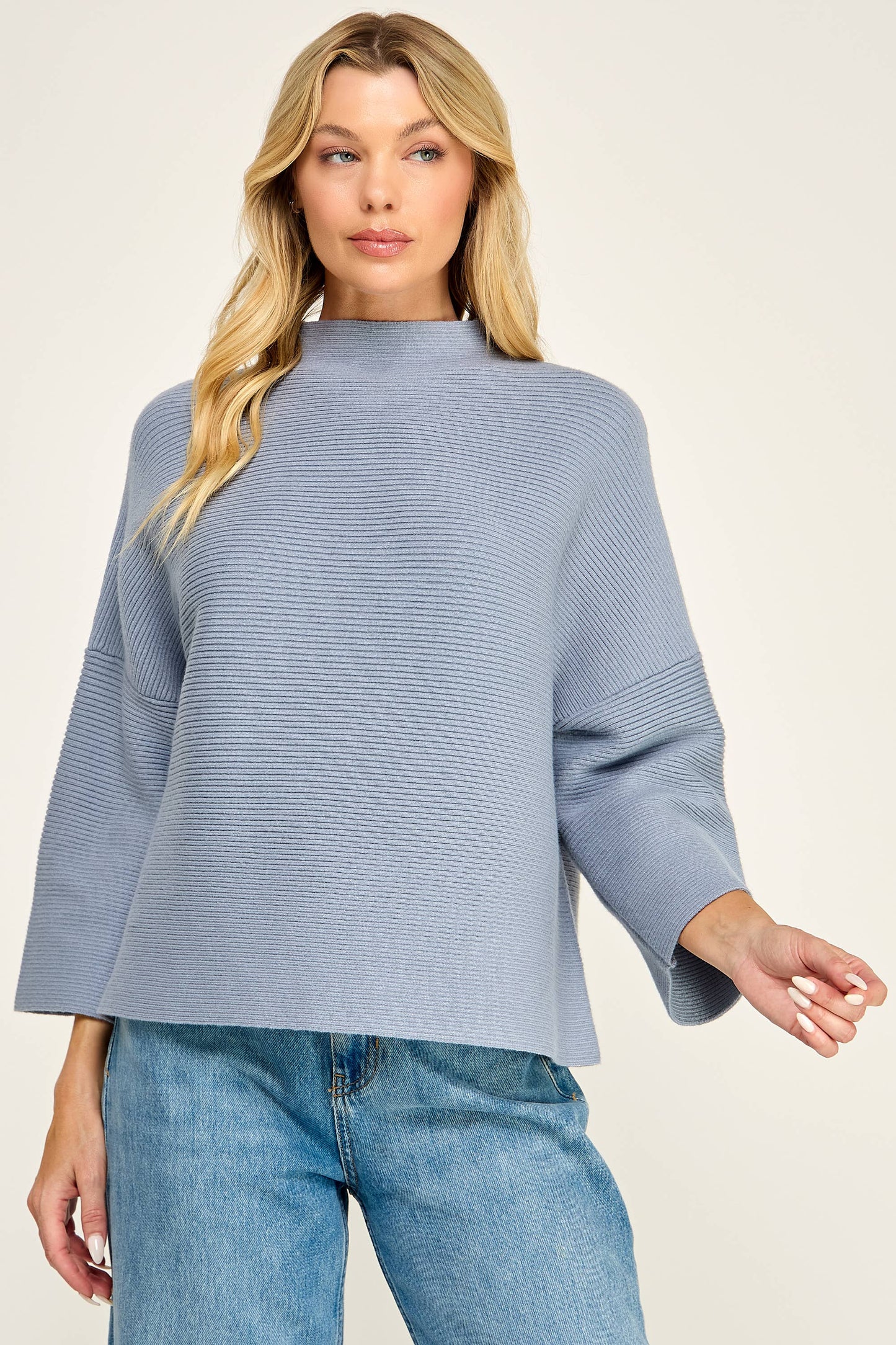 The Mara Sweater - Blue