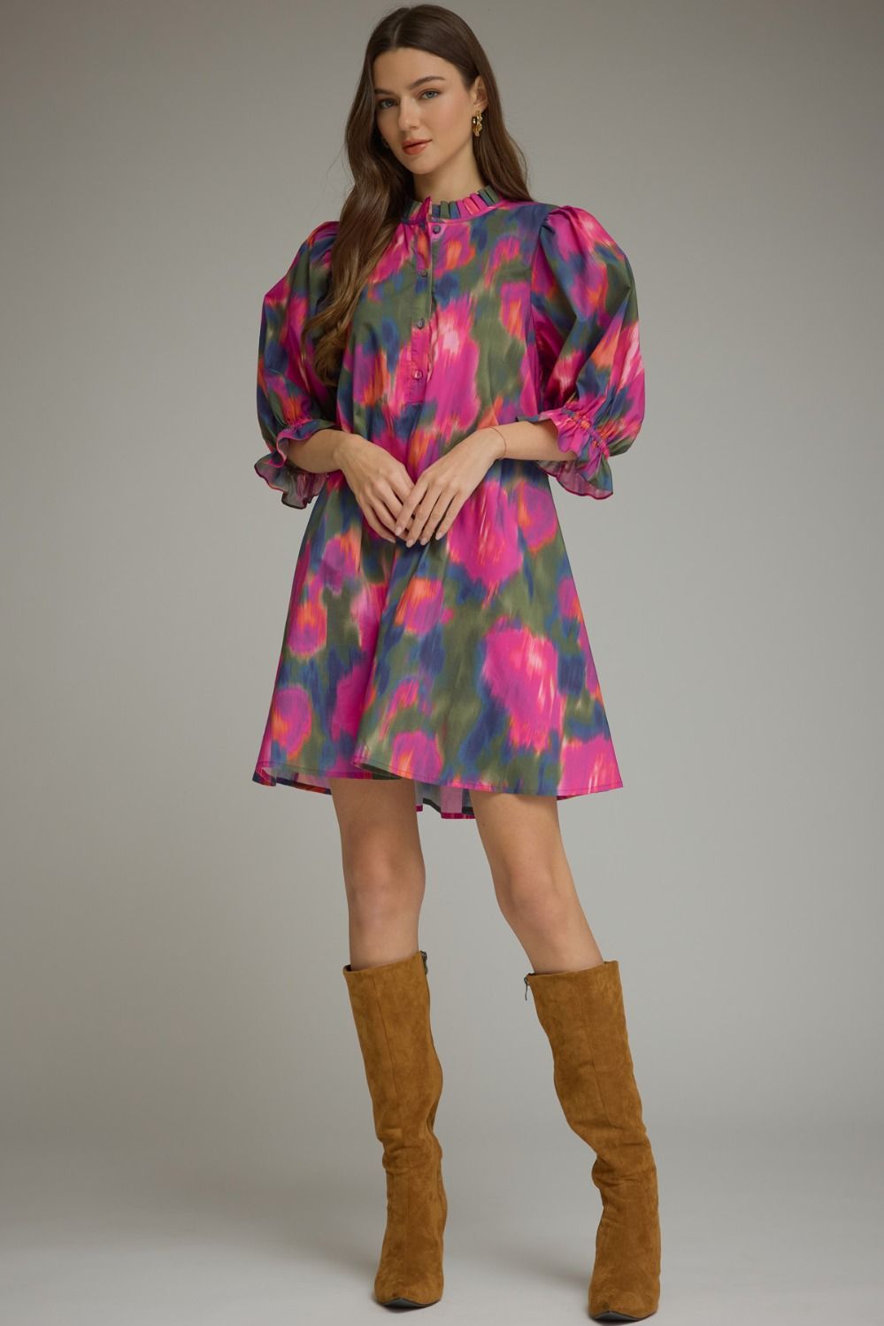 The Meyvis Dress - Magenta